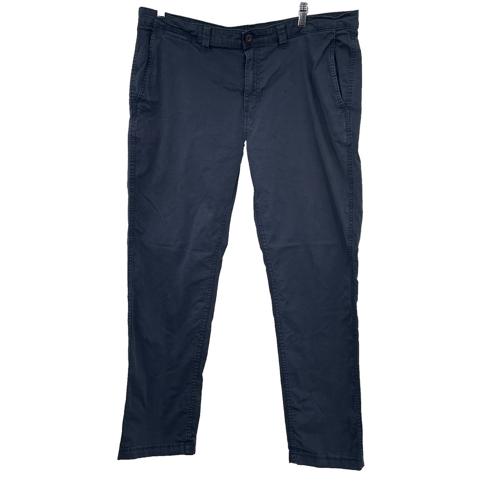 Men's G George Size 40x32 Slim Navy Casual Dress Pants Office